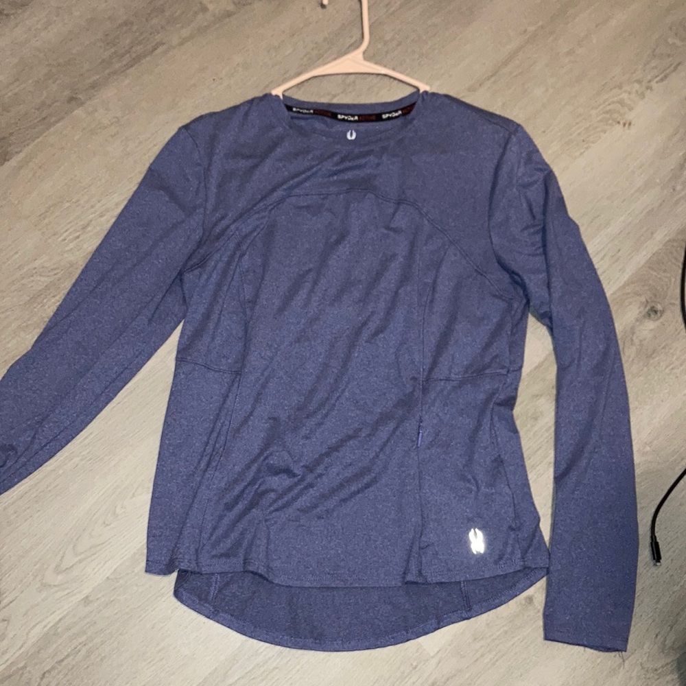 Purple Long Sleeve Spyder Active Top